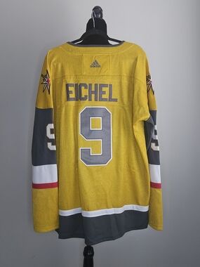 Adidas Jack Eichel #9 Vegas Golden Knights Gold Hockey Jersey
